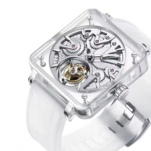 Drop Shipping AESOP Luxury Tourbillon <b>Mechanical</b> <b>Watch</b> For Men Sapphire Men <b>Watch</b> Luminous Waterproof Skeleton Fully Transparent - Product Image 2