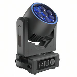 ไฟหัวขยับแบบโฟกัสได้ 7x 20W Bee Eye ควบคุมด้วย DMX512 สำหรับเวที บาร์ งานแต่งงาน - Product Image 1