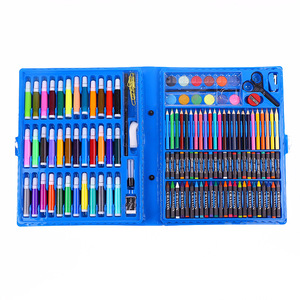 150 set stazionario per bambini studente pittura colorare disegno arti e mestieri super mega set art de 208pz art set - Product Image 3