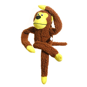 Juguetes de peluche para perros, que emiten sonidos, juguetes para masticar con forma de mono, juguetes para masticar para cachorros Teddy Pomeranian, juguetes interactivos para que los perros jueguen - Product Image 2