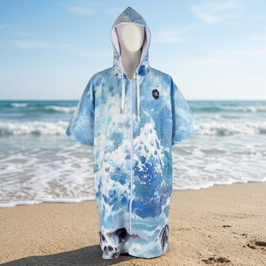 Poncho Impermeable Aropec para Adultos con Cremallera Frontal, para Deportes Acuáticos, Buceo, Apnea, Camping, para Hombres y Mujeres, de Secado Rápido, Equipo de Buceo - Product Image 3