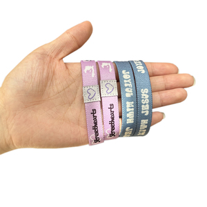 Pulsera NFC Personalizada con Impresión Completa, Pulsera Elástica RFID de Tela Tejida con Impresión para Promociones, Pulsera para Parejas <span class=keywords><strong>totwoo</strong></span> - Product Image 2