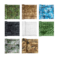 Filet de camouflage en polyester double couche pour le camping et la chasse en extérieur, design furtif de la jungle