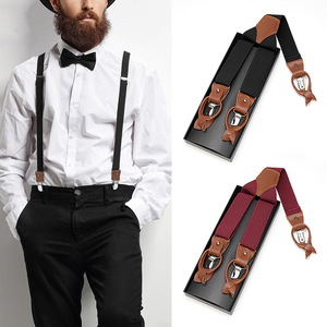 Elastic Band Y Shape Straps Men <strong>Braces</strong> Adjustable 6 <strong>Buttons</strong> Suspender <strong>for</strong> Pants <strong>Trousers</strong> - Product Image 2