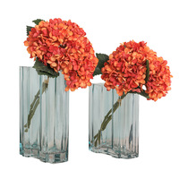 Décoration florale haut de gamme en hortensias artificiels à 3 tiges, style vintage, pour événements de mariage et décorations d'automne, faite à la main