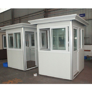 Thép Tấm Sàn Di Động Bảo Vệ Di Động Hoạt Động Phòng Trạm Bài Thu Phí Kiosk Di Chuyển Cửa Hàng Bán Gian Hàng An Ninh Bảo Vệ Gian Hàng - Product Image 4