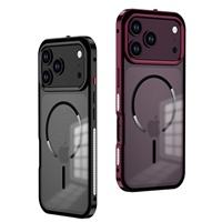 Coque de téléphone magnétique transparente pour Google Pixel 11 Pro XL avec protection d'objectif et bordure en maille anti-poussière avec verrouillage