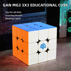 <span class=keywords><strong>Cubo</strong></span> Mágico Magnético Educativo <span class=keywords><strong>Gan</strong></span> MG3 Premium, Juguete Antiestrés, <span class=keywords><strong>3x3</strong></span>, con Luces Intermitentes, de Plástico ABS, para Niños de 5 a 7 Años, Precio de Fábrica - Product Image 2