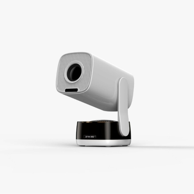 K6 Projector Gimbal Portable 1080p Mini Home Theater Office Projector Karaoke Projector Built-in Battery (4-5 Hours) Android