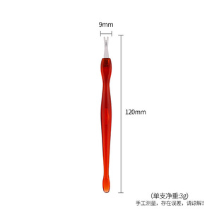 Stainless Steel Cuticle Fork Double Head Nail Pusher Tool For Manicure Care - Product Image 3