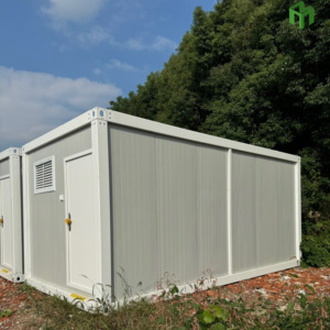 Vente chaude 2024 - Maison conteneur modulaire portable personnalisée avec une salle de bain intégrée, douche et toilettes préfabriquées - Product Image 2