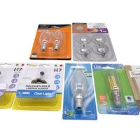 Fsc Certifié Transparent PVC Glissière Tête En-tête Carte Blister Insert Haute Qualité Personnalisé Petite Lanterne En Plastique Plaques Bols