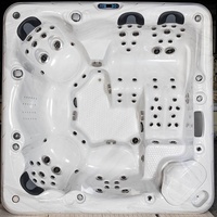 Baignoire spa extérieure de grande taille pour 7 à 8 personnes