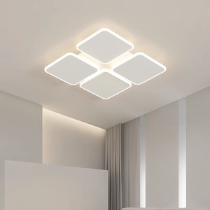 60W LED Plafonnier Plat Contemporain Réglable Carré Anneaux Surface Montée 2022 Usine Plus Récent Acrylique 200pcs Limité - Product Image 2