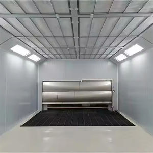 Sprey kabinleri için araba boyama toz çıkarma su perdesi paslanmaz çelik malzeme boyama odası toz toplayıcı - Product Image 6