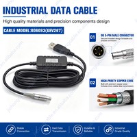 Câble de données USB 5 broches Leic GEV267 806093 pour connexion ordinateur station totale TC402 TC802 TS09 TS06