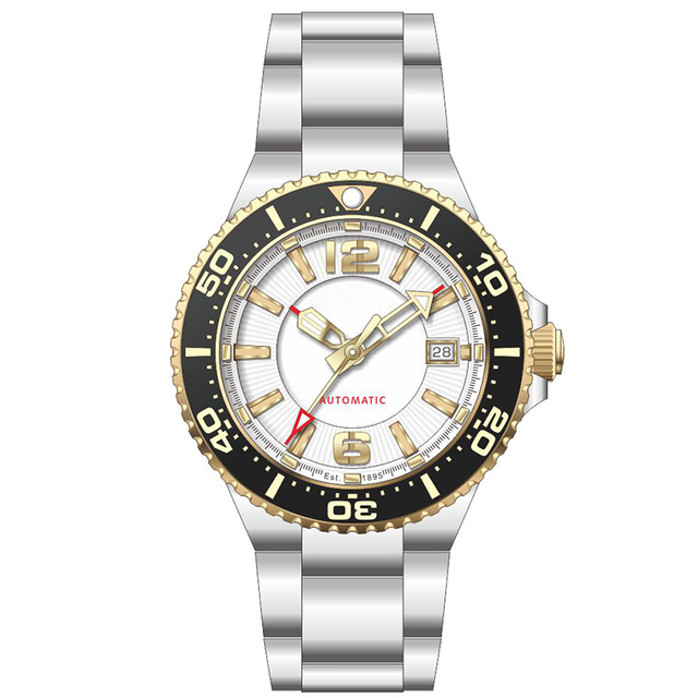 High Quality OEM Customized Brand LOGO and Design Automatic Mechanical Movement Watch for Men 20atm 316L Stainless Steel U3030