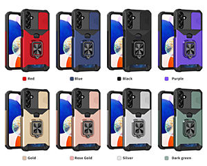 เคสโทรศัพท์แบบมีวงแหวนหมุนได้ ป้องกันการกระแทก สำหรับ Samsung S25 S25 Plus S25 Ultra พร้อมหน้าต่างเลื่อน - Product Image 6