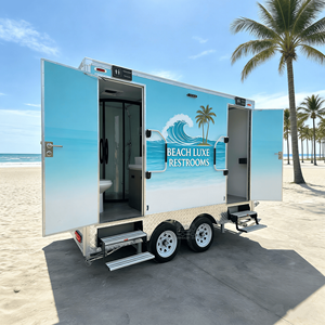 ห้องน้ำเคลื่อนที่แบบพ่วงท้ายรถทำจากไฟเบอร์กลาสสุดหรูจากจีนให้เช่า - Product Image 6