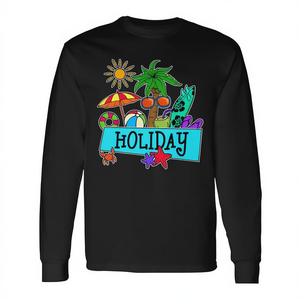 T-shirt à manches longues pour les vacances, la détente, la plage, la fête, les vacances d'été - Product Image 2