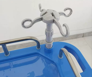 3 साल की वारंटी के साथ एब्स सामग्री मोबाइल मेडिसिन डिलीवरी कार्ट के साथ अस्पताल आपातकालीन ट्रॉली - Product Image 6