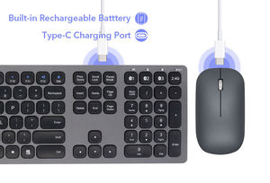 Ergonomische Kabellose Tastatur Und Maus German Maus Und Tastatur Maus Und Tastatur Set Wireless Keyboard <b>Mouse</b> Set - Product Image 4