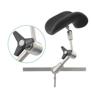 Great Cause Operating Table <b>Footrest</b> Support Frame Stainless Steel 280mm Adjustable Leg Rest Medical Equipment - Product Image 2