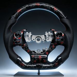 Volante de Fibra de Carbono Forjado con Artesanía Exquisita para <span class=keywords><strong>Lexus</strong></span> ES RX <span class=keywords><strong>LX</strong></span> GS GX GX450 GX460 LX570 450h IS 350 300 CT200h - Product Image 6