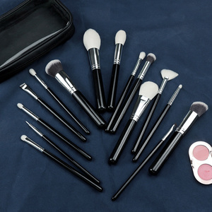 15 pz Brochas De Maquillaje spazzole Kabuki con manico in legno Set di <span class=keywords><strong>pennelli</strong></span> <span class=keywords><strong>trucco</strong></span> per fondotinta porcellana Logo personalizzato - Product Image 5