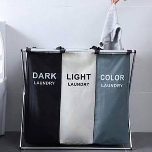 <strong>3</strong> <strong>Section</strong> <strong>Laundry</strong> Sorter <strong>Basket</strong>,180L <strong>Laundry</strong> <strong>Basket</strong> Sorter,Storage Organizer - Product Image 5