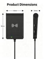 Best-selling Contact + NFC Multi-functional USB 2.0 Smart Card Reader IC ID SIM SD TF Card Readers