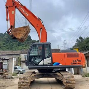 Excavadora de cadenas Hitachi ZX260 usada de alto rendimiento y estabilidad, 1200 kW de potencia, cucharón de 1.2 m, peso operativo de 26 toneladas - Product Image 4