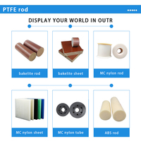 JY Personnalisé Qualité PE Hdpe Nylon POM MC66 ABS Ptfe Polyuréthane Solide Plastique Extrusion Uhmwpe Tige Barres Plastique Tige