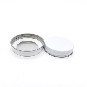 16 Onzas Frascos de Vidrio Transparentes de 4 oz para Mayonesa/Económicos de 8 oz con Tapas de Metal Blanco Revestidas de Plastisol - Product Image 4