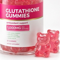 Gummies de Glutathion et Biotine 1000mg – Éclaircissement de la Peau, Antioxydant, Collagène Marin, Produits de Beauté Éclaircissants, Végétaliens, Fabrication Privée