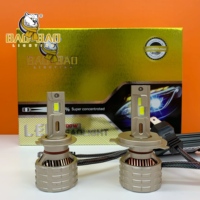 BB2252 Phare LED Auto K10 H7 H11 HB3 HB4 Blanc Rose Gold Boîtier Fixation Rapide Durable Performance Stable Vente Directe Usine