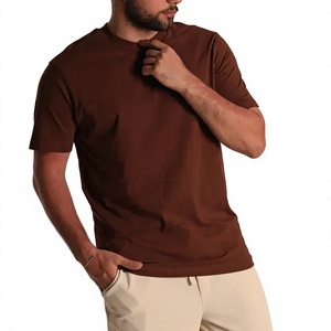 T-shirt Homme Personnalisé à Col Rond et Manches Courtes, Coupe Droite, 100% Coton, Tricot Uni, Séchage Rapide - Product Image 1