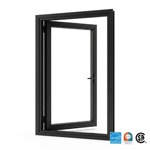 Fenêtre à <span class=keywords><strong>battant</strong></span> en aluminium de marque Energy Star, équipée de quincaillerie de qualité supérieure, ouverture horizontale fluide sans blocage ni bruit anormal - Product Image 3