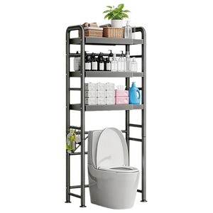 Bathroom Storage Rack 3 Tier Freestanding Toilet Shelf For Personal Care Items - Product Image 5