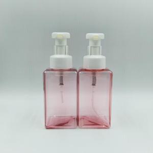 Botella pulverizadora de plástico PET cuadrada con dispensador de jabón de espuma y bomba, vacía, para champú y loción, con logotipo personalizado al por mayor, 150 ml - Product Image 4