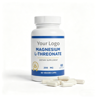 Astrawell OEM Private Label Magnesium L-Threonate Adultes Adolescents Complément alimentaire pour le sommeil Capsules de magnésium L-Threonate