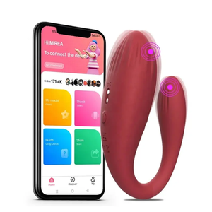 Jouet sexuel <span class=keywords><strong>de</strong></span> <span class=keywords><strong>luxe</strong></span> Bluetooth G Spot Dildo Vibrateur APP Télécommande Portable Vibrant Oeuf Vibrant <span class=keywords><strong>Masturbateur</strong></span> féminin pour femmes adultes - Product Image 1