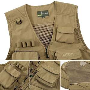 Chaleco Multibolsillos para Hombre, Estilo Moderno, Chaleco de Pesca con Spandex para Escalada, Pesca, Camping, Senderismo y Fotografía - Product Image 2