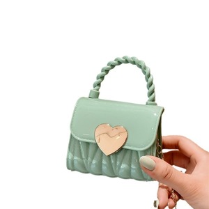 Verão novo estilo elegante geléia saco com bolso em forma de coração elegante dinheiro - Product Image 6