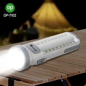 便携式提灯手柄应急灯2400毫安电池可充电发光二极管应急灯