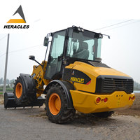 H580 4x4 Chargeur sur pneus haute performance avec charge nominale de 5 tonnes Mini chargeur frontal avec pompe à moteur Garantie 1 an