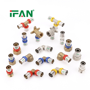 Raccords à sertir en laiton de haute qualité IFAN OEM pour tuyaux multicouches PE-X de 16-32 mm, types <span class=keywords><strong>U</strong></span> <span class=keywords><strong>TH</strong></span> M haute pression - Product Image 4