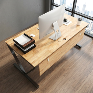 Escritorio de Computadora Minimalista de Lujo VConcept 160x80x75cm con Superficie de Goma Ecológica y Patas de Acero Independientes HBVC007 - Product Image 3