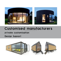 Villa de Lujo Moderna de Dos Pisos, Estructura de Acero de Instalación Rápida, Casa Prefabricada en Forma de A, Diseño de Contenedor Triangular, Estilo Lujoso