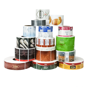 Personalized Food Use Labels-Waterproof Oil Proof Durable Barcode <strong>Custom</strong> Design <strong>Stickers</strong> for Edible Products - Product Image 1